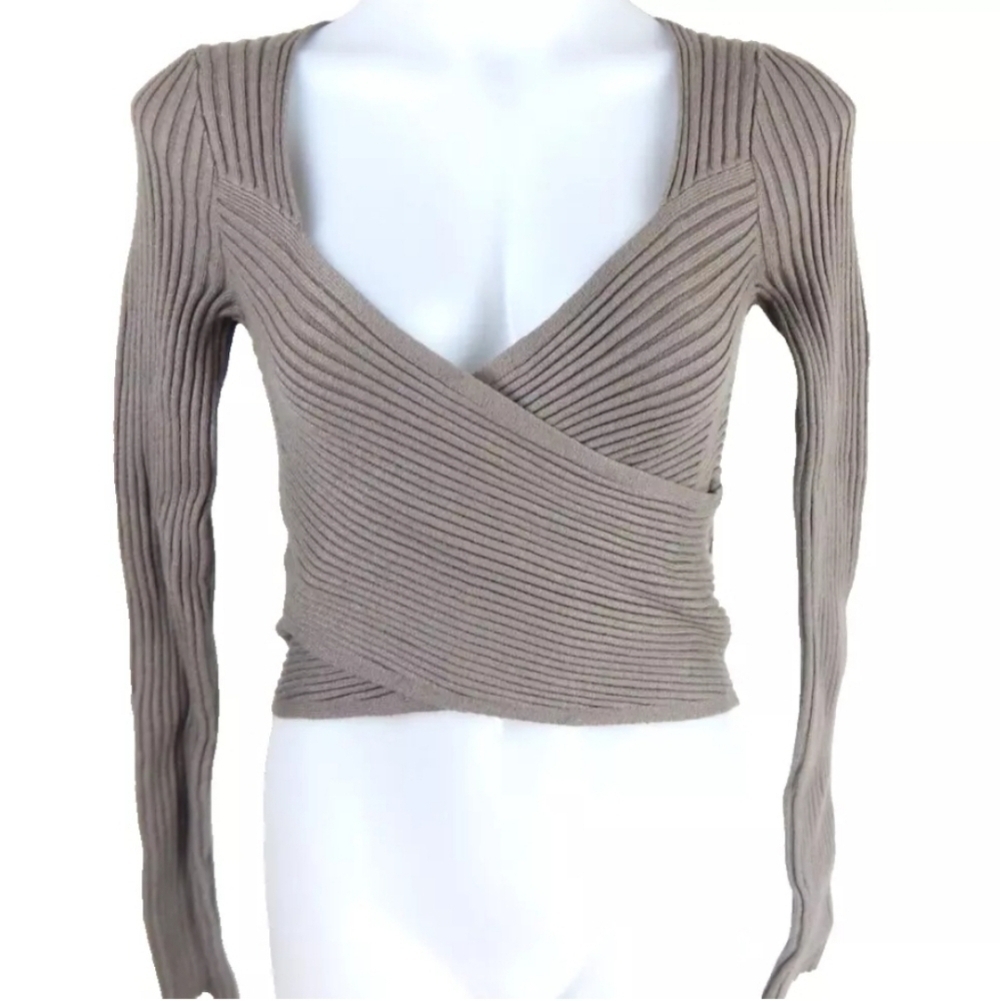 Abercrombie Luxeloft Slim Wrap Sweater